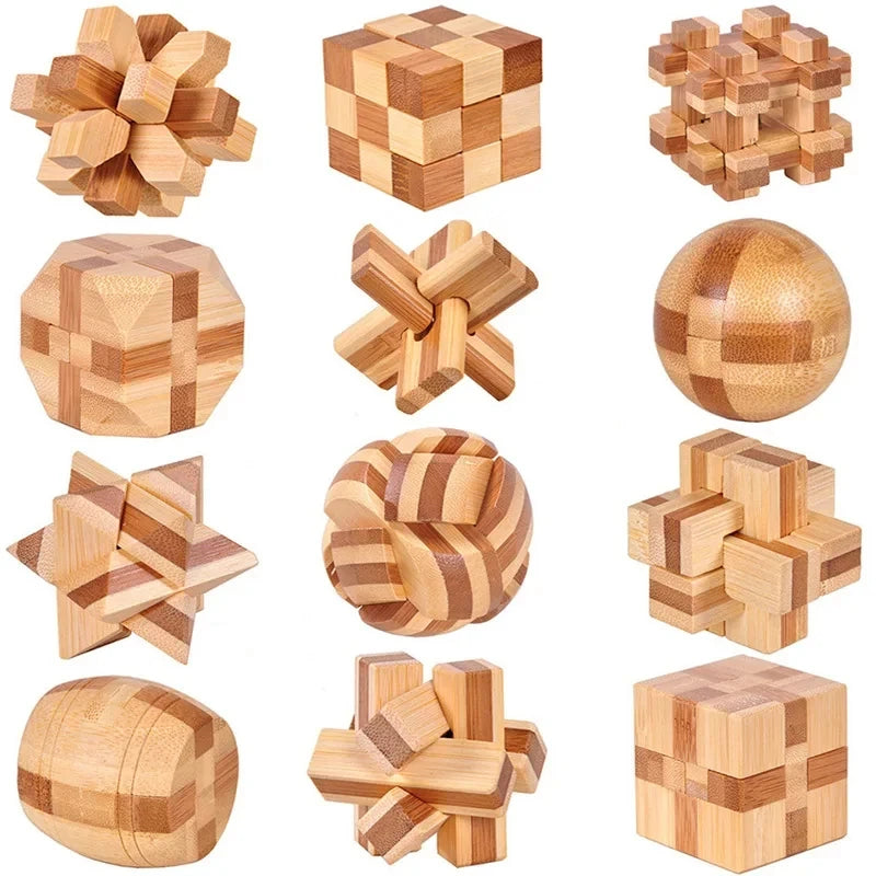 3D Puzzles for Children to Practice IQ Montessori