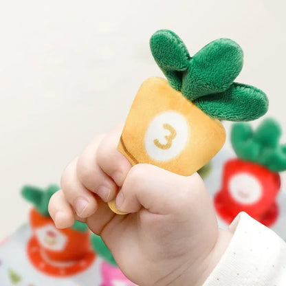 Baby Tissue Box Pull Out Radish Toys Carrot Harvest Montessori