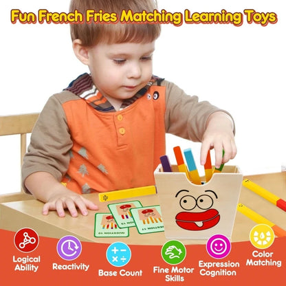 Montessori Stacking Toys Wooden Food Toys