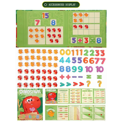 Montessori math addition subtraction analysis arithmetic magnetic