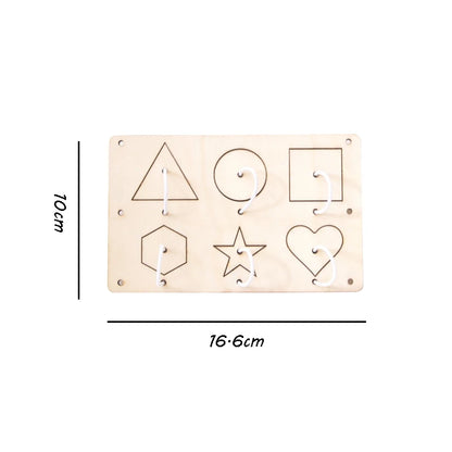 Wooden DIY Montessori Busboard