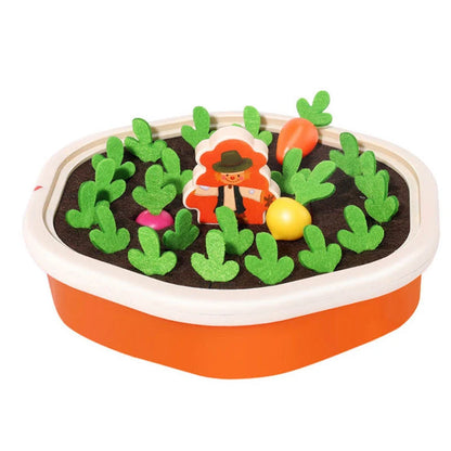 Montessori Carrot Pull Toy for Fine Motor Skills