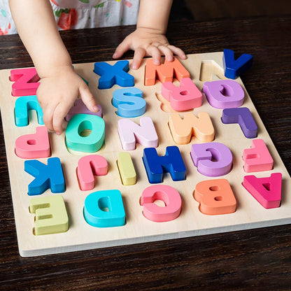 Montessori wooden puzzles