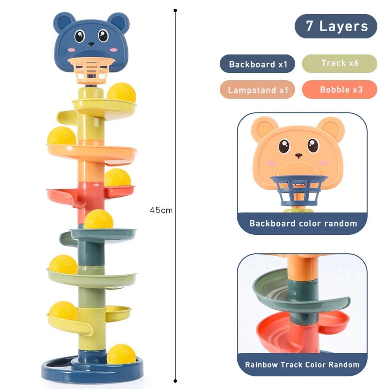 Montessori Rolling Ball Tower