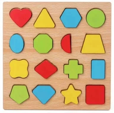 Montessori wooden puzzles