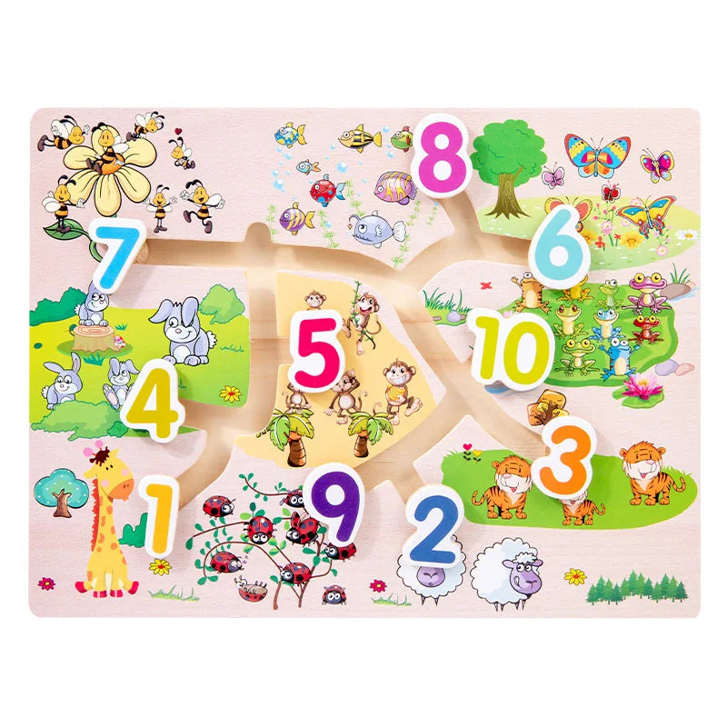 Montessori educational toy games for babies from 0-12 months old