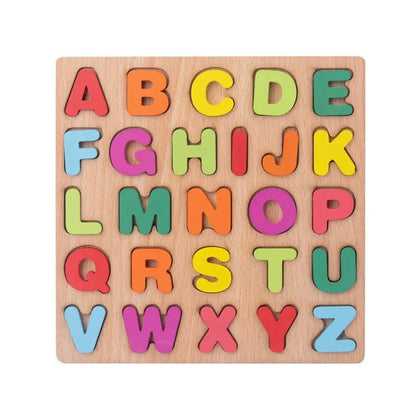 Baby Toys Montessori Wooden Puzzles Kids 1-3 Years