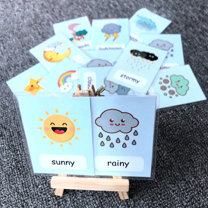 Baby Learning Cards Montessori Toys