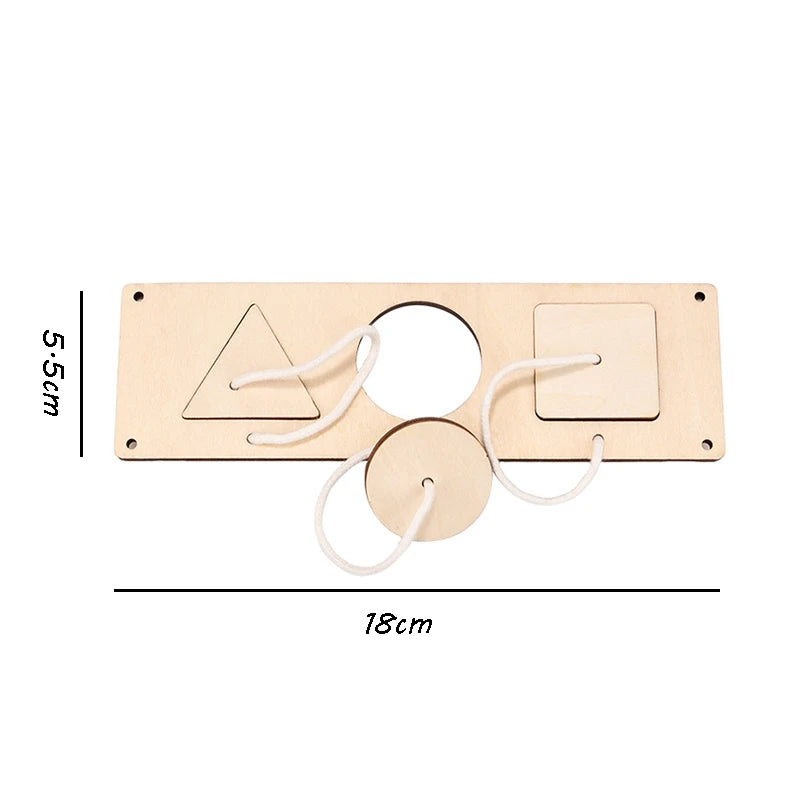 Wooden DIY Montessori Busboard