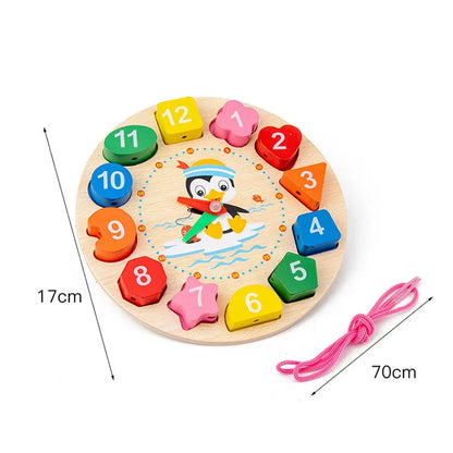 Baby Toys Montessori Wooden Puzzles Kids 1-3 Years