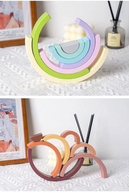 Montessori Wooden Toys Rainbow