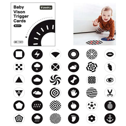 Montessori Black and White Flash Cards