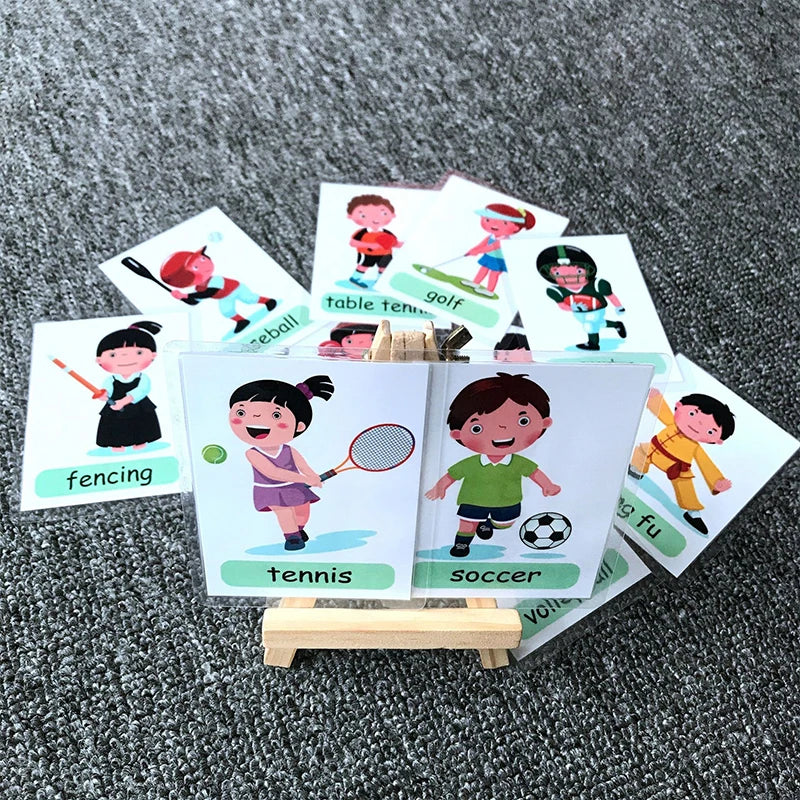 Baby Learning Cards Montessori Toys