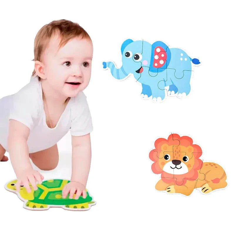 Montessori 3D Wooden Puzzle Game for Kids