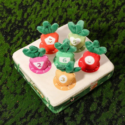 Baby Tissue Box Pull Out Radish Toys Carrot Harvest Montessori