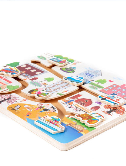 Montessori educational toy games for babies from 0-12 months old