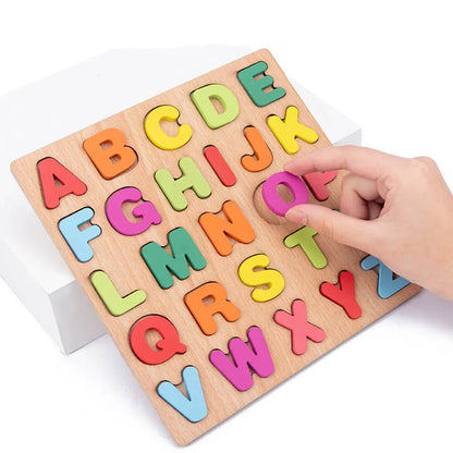 Montessori wooden puzzles