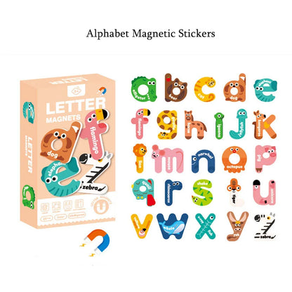 Montessori Magnetic Puzzle Toys Letter Number Animal