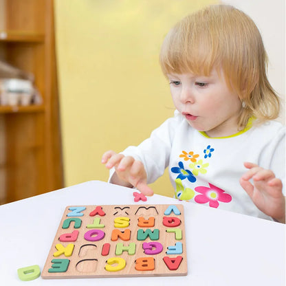 Montessori wooden puzzles