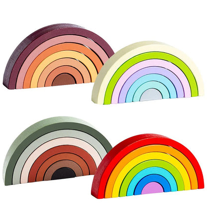 Montessori Wooden Toys Rainbow