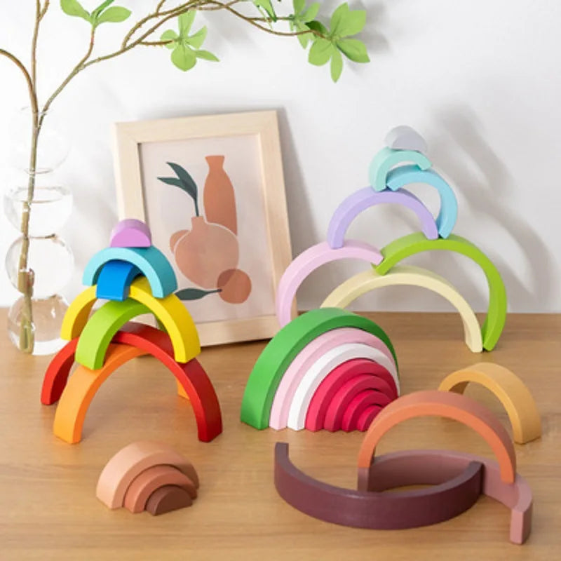 Montessori Wooden Toys Rainbow