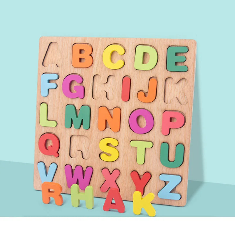 Montessori wooden puzzles