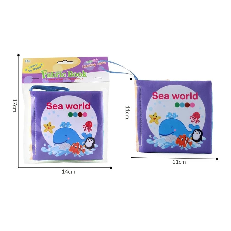 Montessori Baby Cloth Book 0-36M Kids