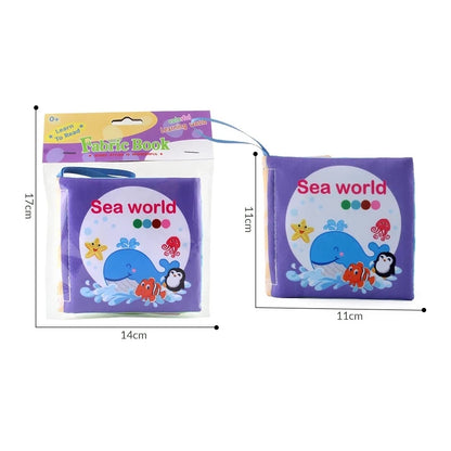 Montessori Baby Cloth Book 0-36M Kids