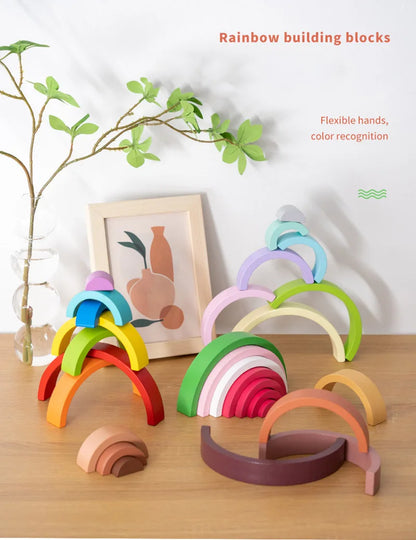 Montessori Wooden Toys Rainbow