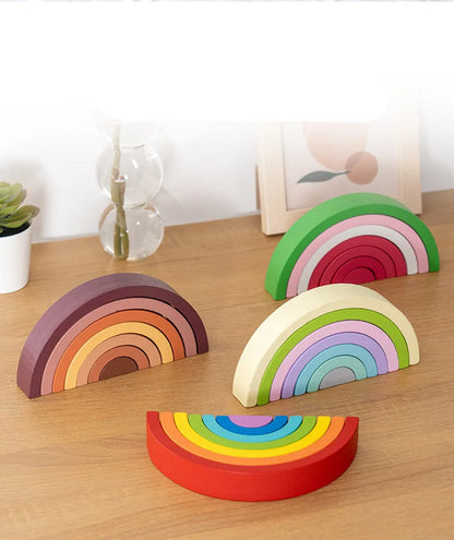 Montessori Wooden Toys Rainbow