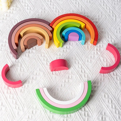 Montessori Wooden Toys Rainbow