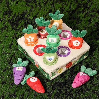 Baby Tissue Box Pull Out Radish Toys Carrot Harvest Montessori