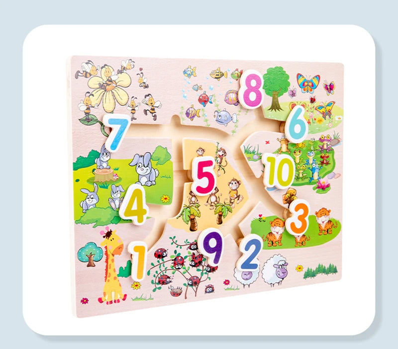 Montessori educational toy games for babies from 0-12 months old