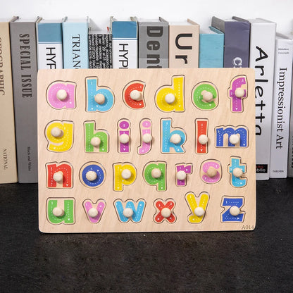 Montessori wooden puzzle toys